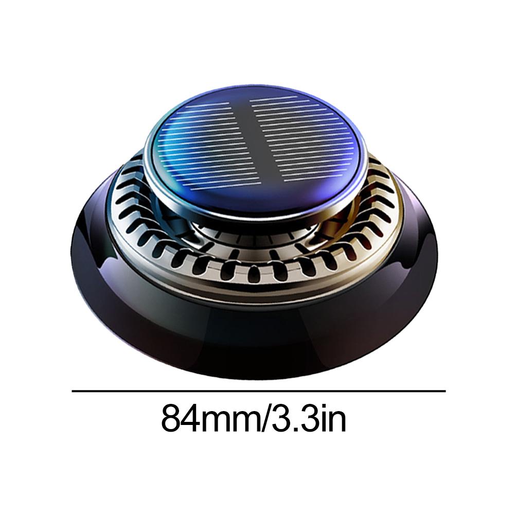 Solar Car Aromatherapy Ornament Long Lasting Rotating Car Aromatherapy Car Essential Oils Diffusers Deodorizing Interior Accesso