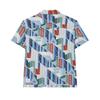 New FILA x PENGPIDUZHONGXINLIANMING Shirt Men's All Over Print F11M438402FZA