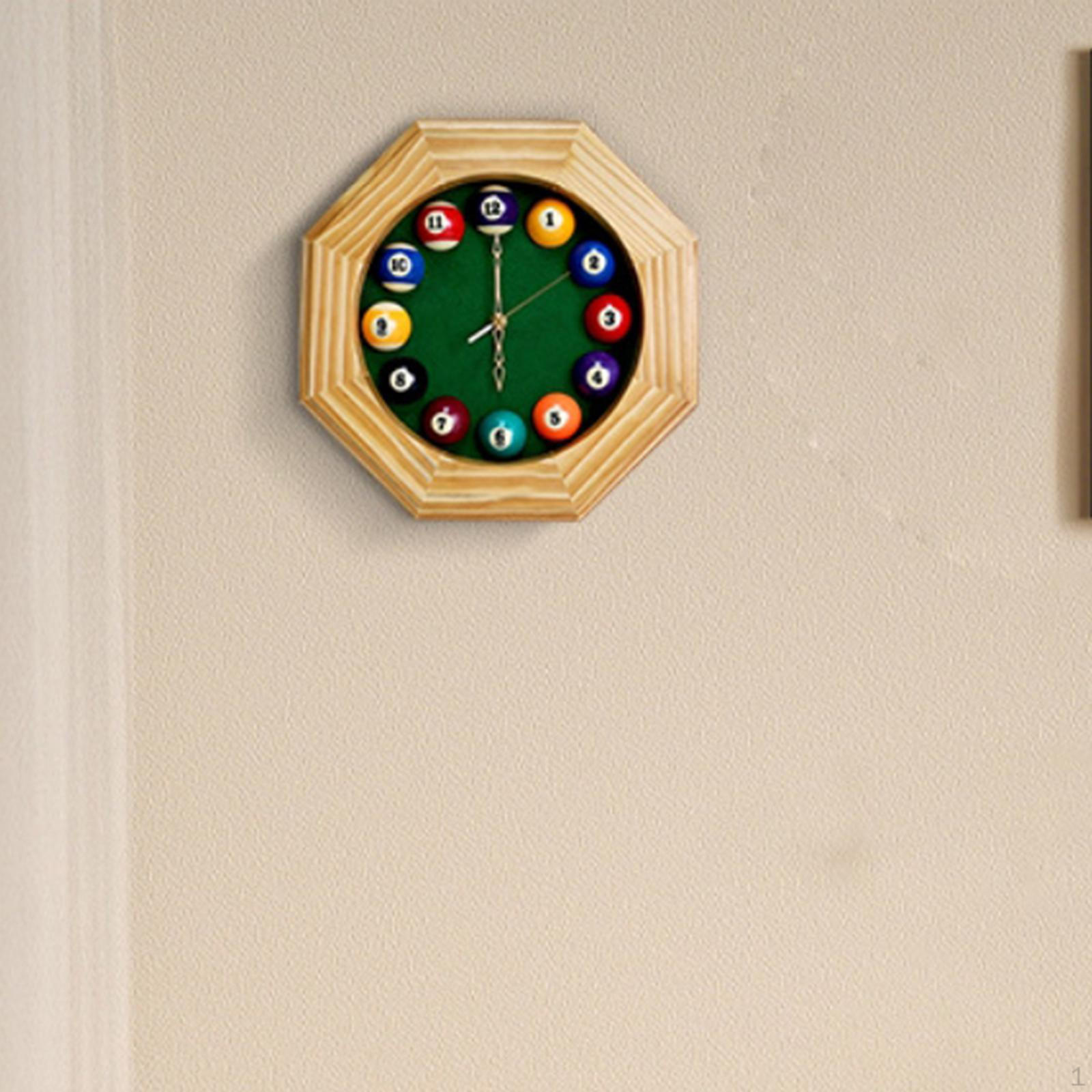 

Wall Clock Wood Ornament Gifts Silent Lightweight Decoration Hanging for Kid’S Room