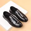 Spring And Summer New Leather Shoes Doudou Shoes British Dress Business Casual Men Lazy One Pedal Loafers Men