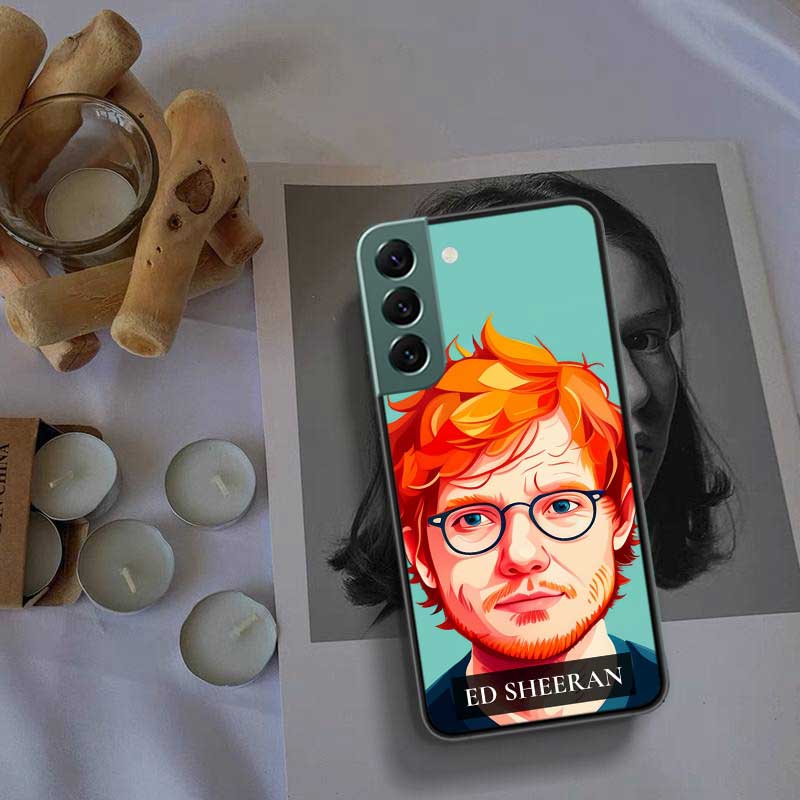Ed sheeran Singer Phone Case For Samsung Galaxy S22 S25 Ultra S21 S10 Plus S26 Edge S20 S23 S24 FE Cover Silicone Soft TPU C