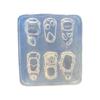 Themen-Nagelkunst-Silikonform Wiederverwendbares Werkzeug für 3D-Gel-Designs und handgefertigten Schmuck