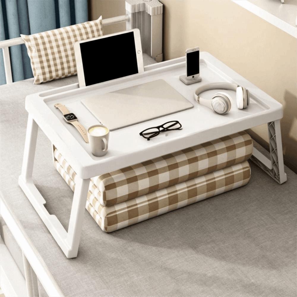 Foldable Small Laptop Desk No-Installation Laptop Stand Simple Folding Bed Table Dormitory Use