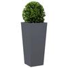 VidaXL Anthracite Planter 35x35x75 Cm Steel, Outdoor Planter, Flower Box, Garden Box, Planter of 851084