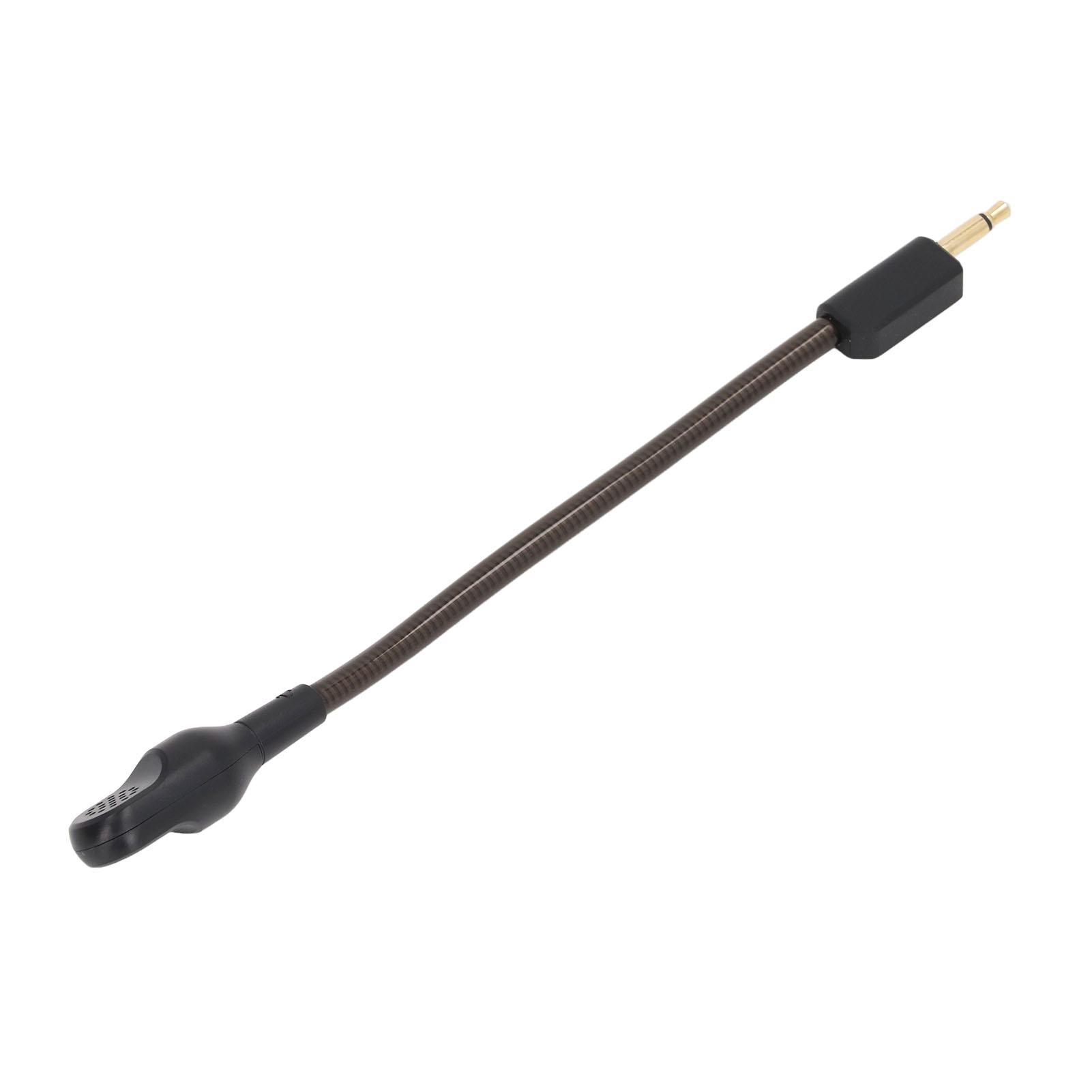 

Replacement Game Mic for BlackShark V2 for BlackShark V2 Pro Wireless Gaming Headsets 3.5mm Gold Plated Plug Bendable Mic Arm