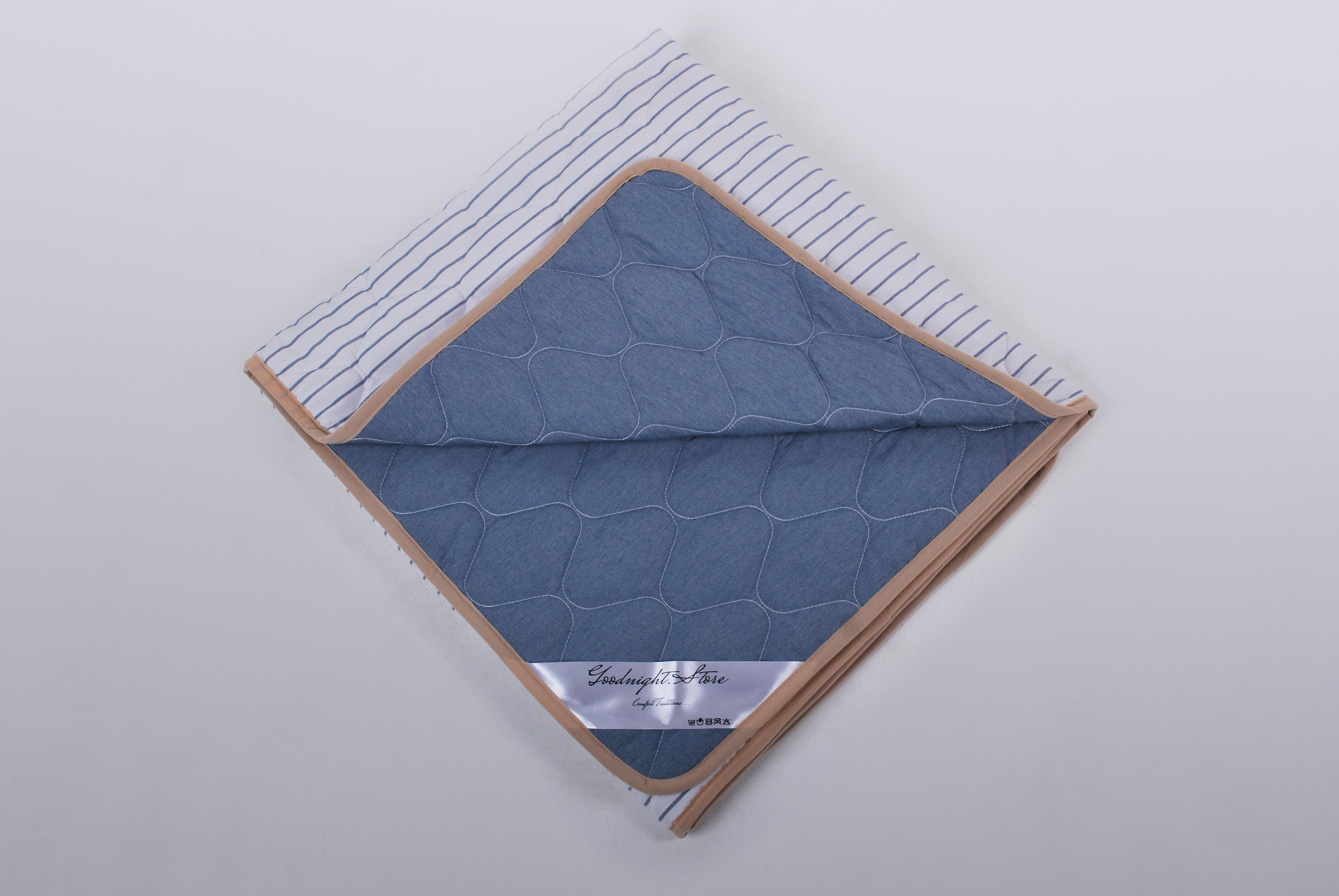 

Ковдра з овечої вовни мериносів Ultra Lite 150 г / м2 Goodnight.Store Синій Легке 240 x 200 cm колір темно синій пастель