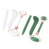3pcs Jadestone Face Roller Gua Sha Set Anti Aging Improve Circulation Gua Sha Scraping Massage Tool 