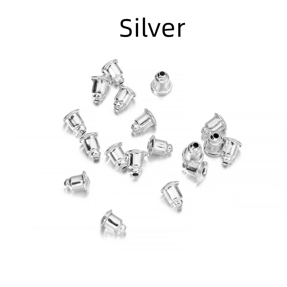 100-200pcs Rubber Earring Backs Stopper Earnuts Stud Earring Back Supplies For Jewelry DIY Jewelry Findings Making Accessories