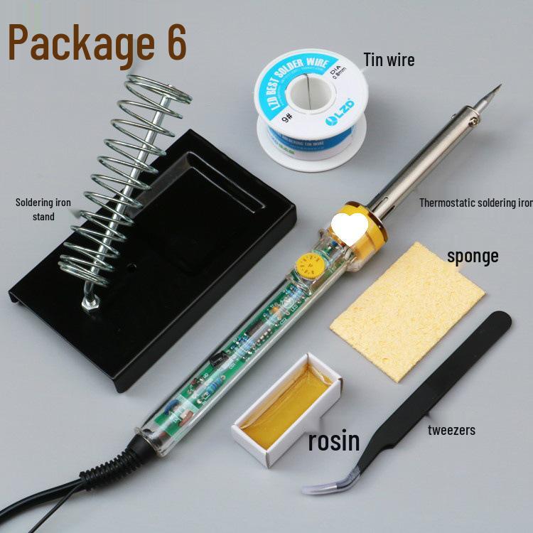 

Паяльник с регулируемой температурой - 60 Вт, Бесплатная доставка, Электрическая паяльная ручка с интеллектуальной постоянной температурой для бытового ремонта