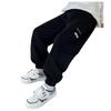 Velvet-Lined Boys' Winter Sweatpants - New Style for Kids