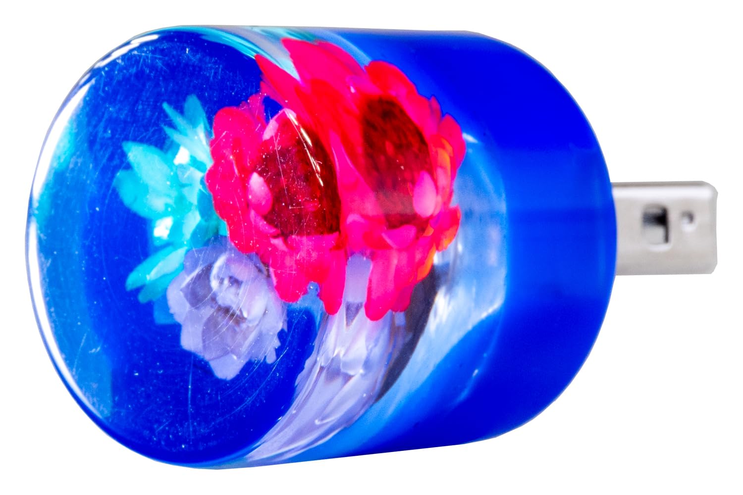 Mukojima Automotive Supplies Manufacturing USB Powered Mini Light Underwater Flower синий