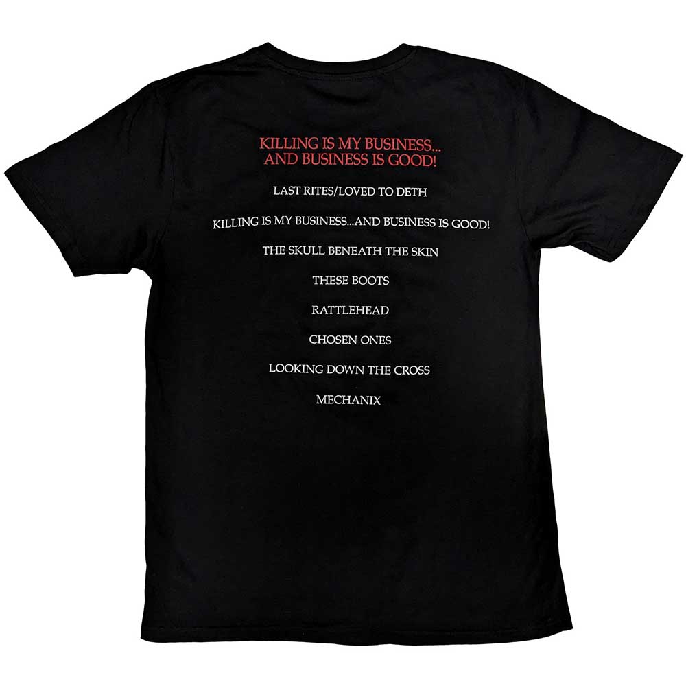 Megadeth Unisex Adult Killing Biz Back Print T-Shirt