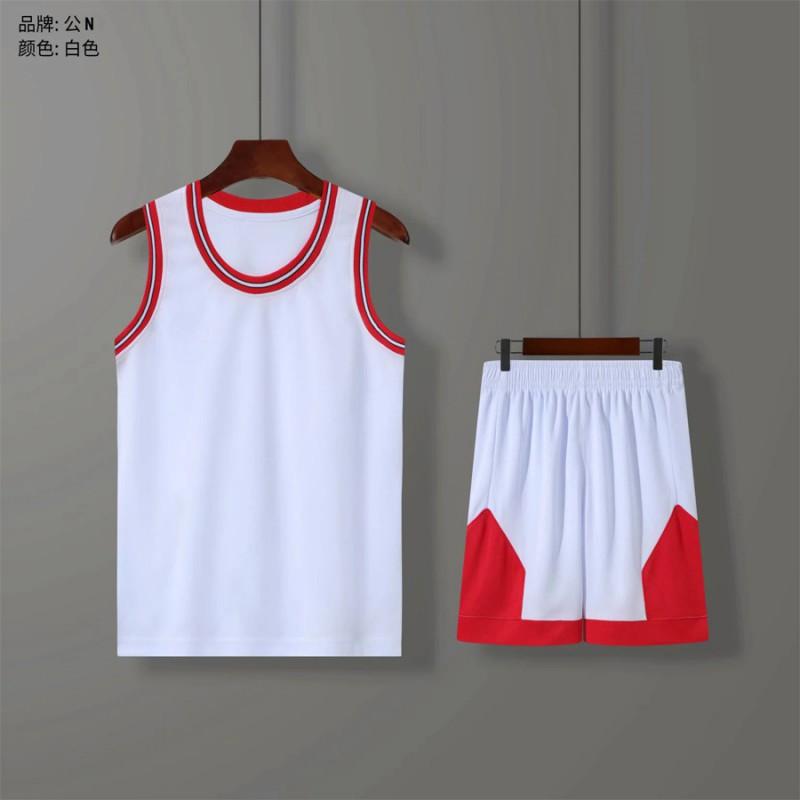 Kids Basketball Jersey Set Boys Girls Toddler Kindergarten Performance Uniforms Youth Training Shirts