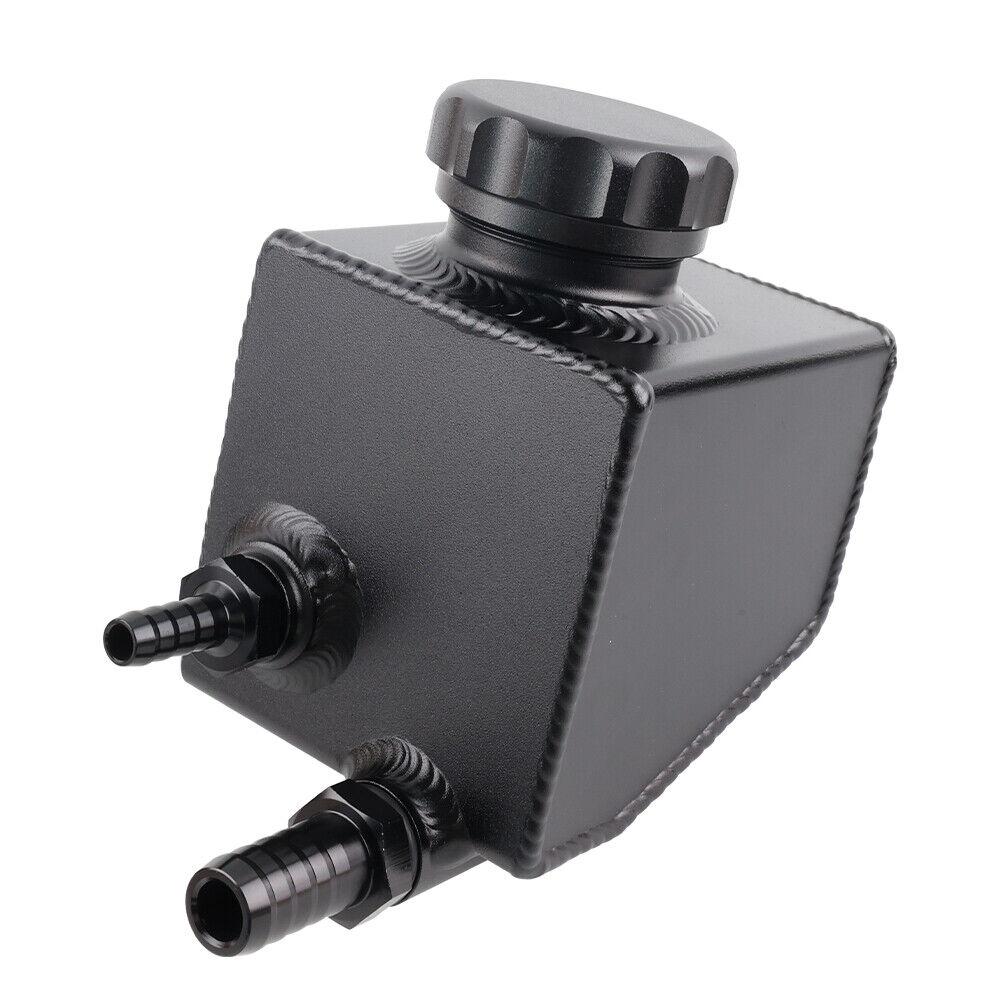Aluminum Power Steering Pump Fluid Reservoir Tank Sandblasting for V6 V8 VT VX VU VY VZ VE LS1 LS2 Silver Black