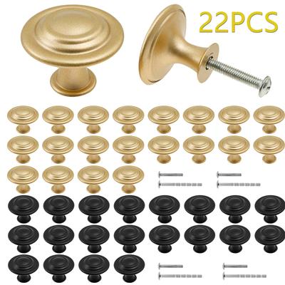 22Pcs Cabinet Knobs Vintage Furniture Knobs Drawer Knobs Zinc Alloy Hardware Knobs for Cupboards, Dressers and Wardrobe/Wardrobe