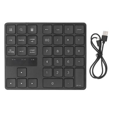 35 Keys Wireless Number Pad 2.4G Numeric Keypad Keyboard Silent Rechargeable for Laptop Home