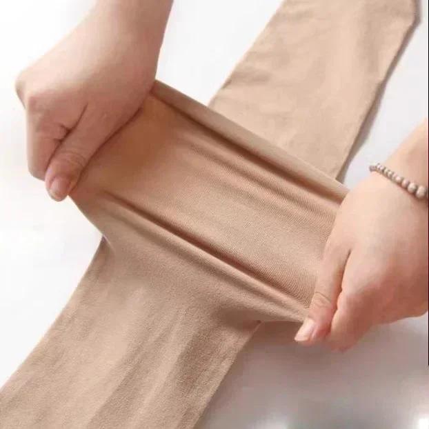 Verdicken Sie Thermo-Strumpfhosen Leggings Damen Winter Fleece Samt Thermo Strümpfe Hohe Taille Elastische Schlank Sexy Durchscheinende Strumpfhosen