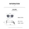 New Fashionable Round-Frame UV400 Sunglasses Premium UV-Protective Sunglasses for Men and Women Street Style Trends