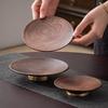 Chinese Zen Walnut Wood Fruit & Snack Serving Plate
