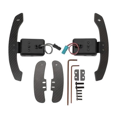 Pair of Steering Wheel Shift Paddle 14cm Metal Alloy Carbon Fiber Magnetic Shift Paddle for 2 3 4 5 6 7 Series G Chassis