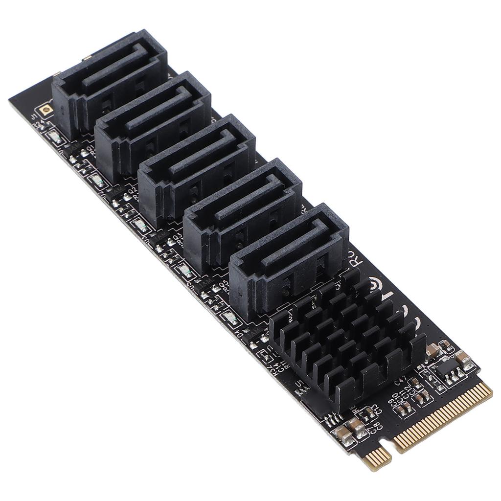 PH56 M2 PCIE 3 5 Port Hard Disk Expansion Adapter Card Support PM Function Computers Accessories