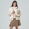 Blu Dot Soft Boucle Zip Hoodie Vest Iv