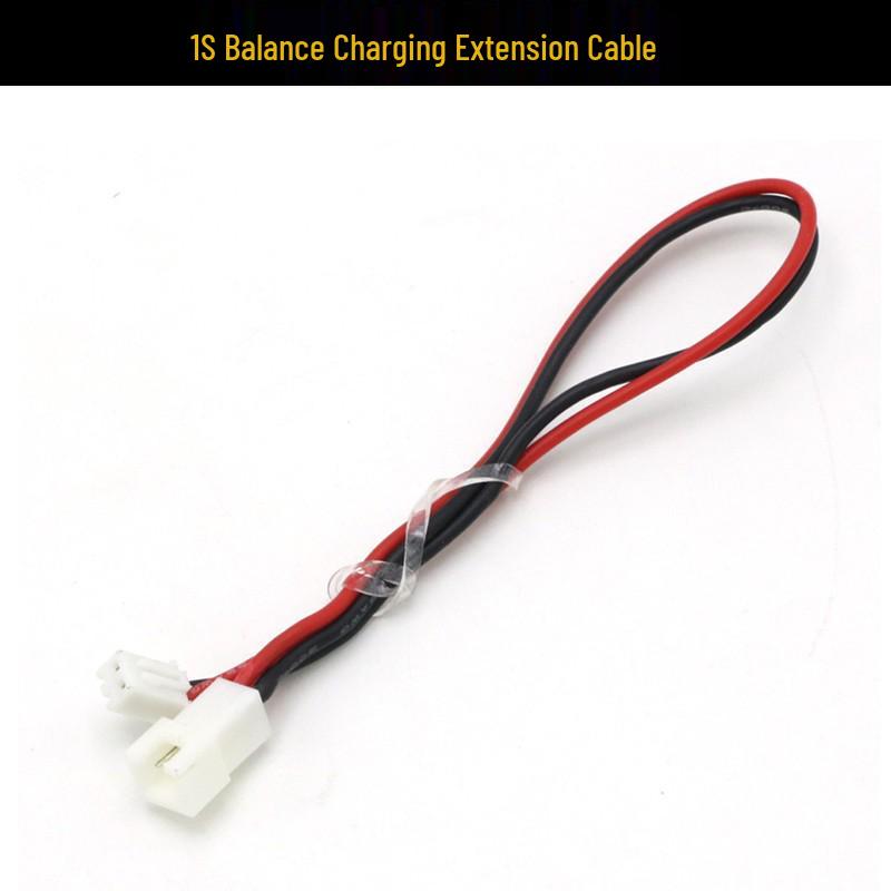 Model Airplane LiPo Battery Charger Extension Cord: Dual-Head Balance Wires for 1S-8S