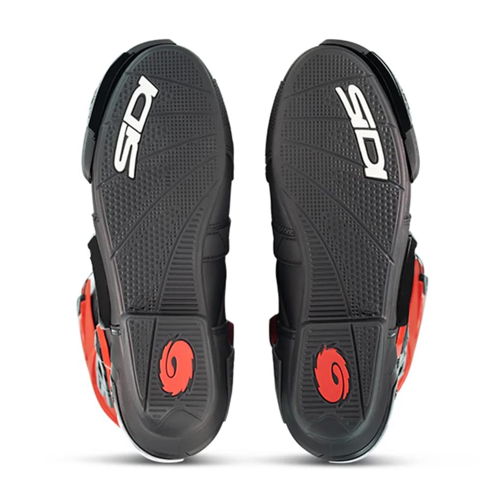 Sidi REX Motorcycle Boots, Black x Red, EU Size 41/25.8cm (equivalent to 25.5cm-26.0cm)