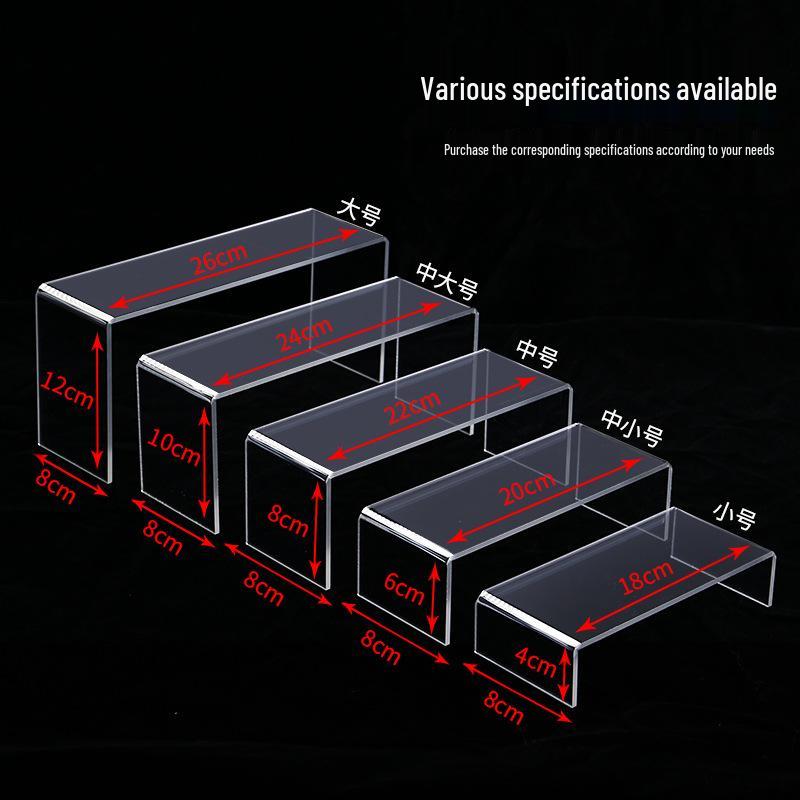 Acrylic Multi-layer Shoe & Pop Mart Figure Display Shelf