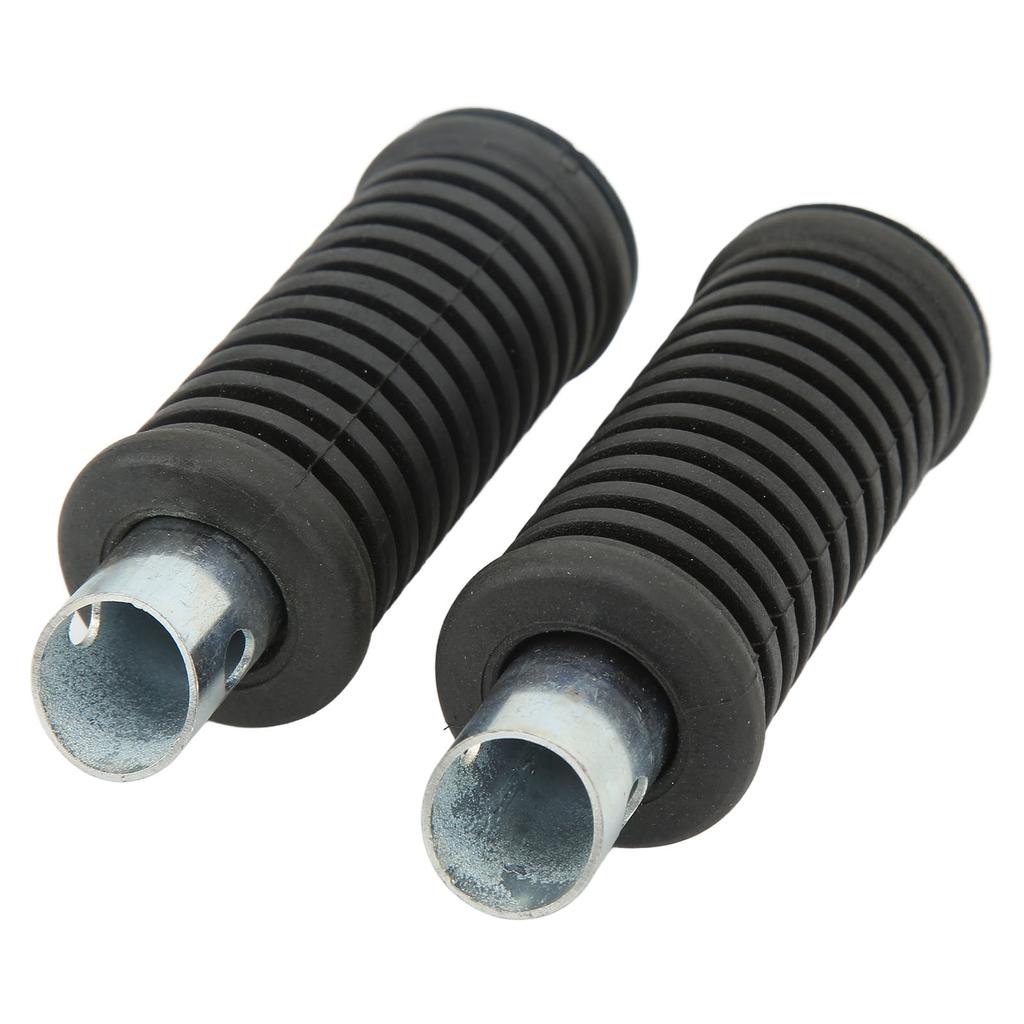 2pcs Footpegs Rubber Aluminum Alloy Foot Pedal Replacement for Baja MB165 MB200 Mini Bikes