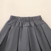 Girls' Pleated Skirt - Solid Color School Uniform Skirt