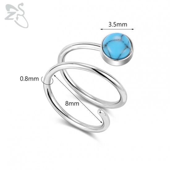 

ZS 1 шт. 20 г двухслойное кольцо для носа из нержавеющей стали в форме бабочки и звезды, кольца для пирсинга хряща уха, козелка и ушной раковины, ювелирные изделия Style 3