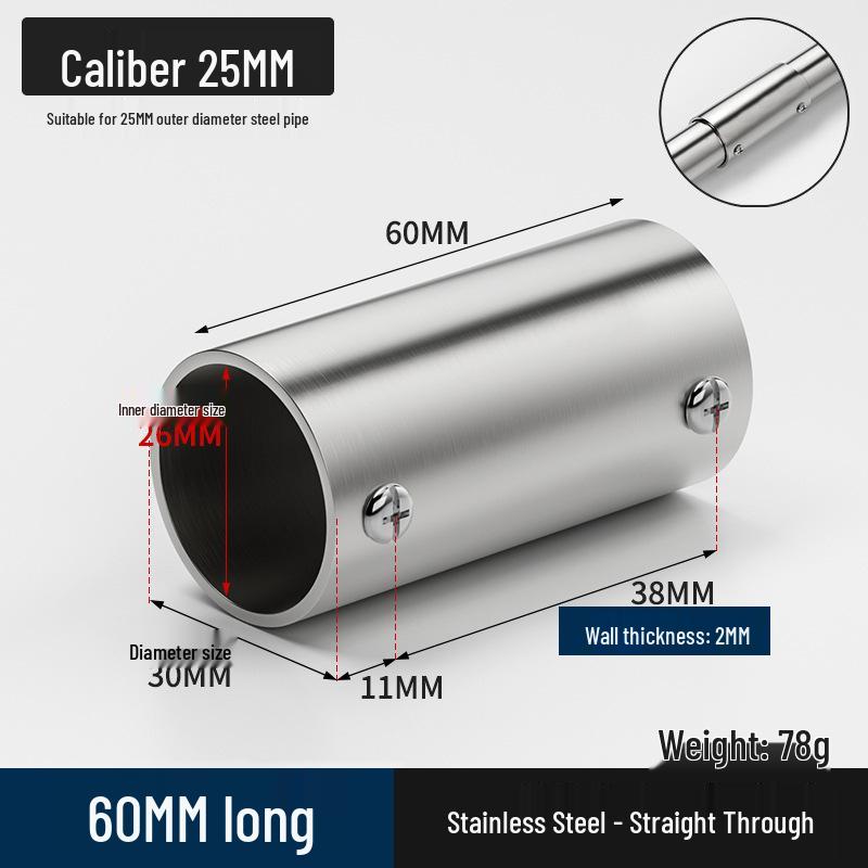Stainless Steel Right Angle Tee Connector 19mm-32mm Joint Elbow Assembly Frame Fastener