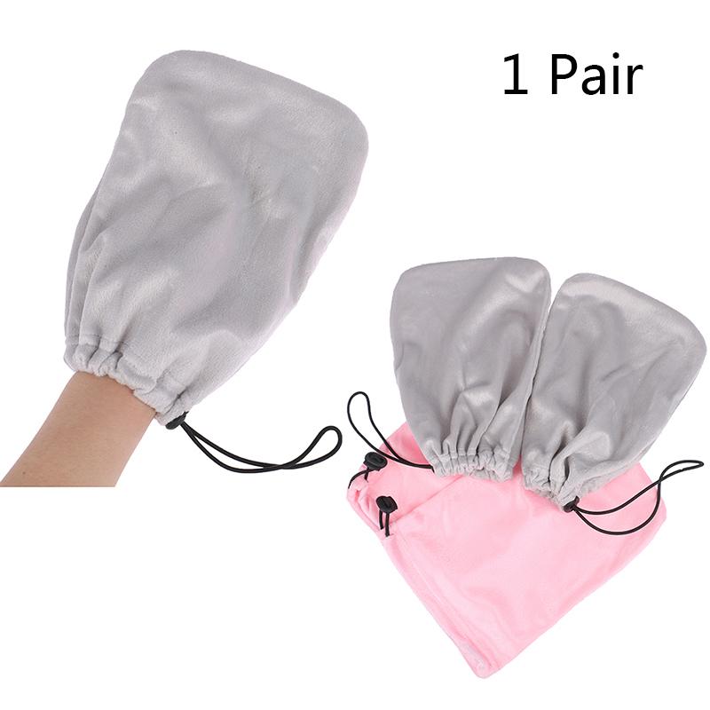 1 Pair Nail Paraffin Heat Wax Protection Mitten Hands Gloves Spa Nail Art Tools