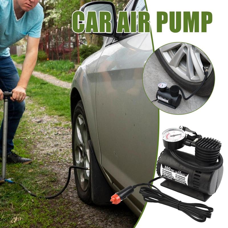 auto Air Pump Tire Inflator Car Electric Mini 25L/Min Portable Air Compressor For Car Motorcycles Bicycle Inflatable