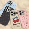 Case for Realme C53 C63 C67 C51 C55 C35 C20 C11 C2021 C21Y C25Y 8 9 12 11 12 13 Pro Plus 5G Cute Cherry Bow Luxury Lens Cover