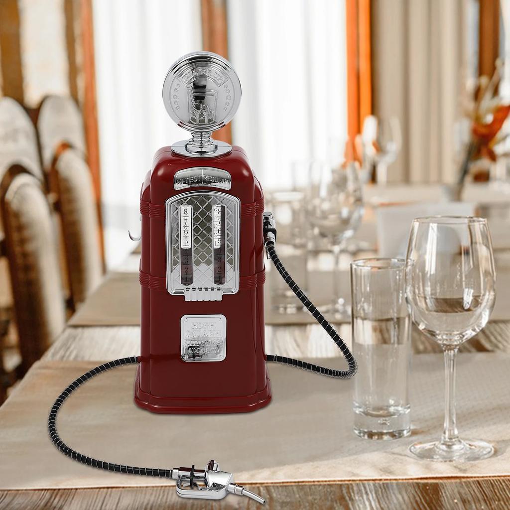 Double Guns Liquor Pump, Countertop Mount Beer Dispenser, 2L Capacity Alcohol Pourer, Beverage Dispenser Machine for Home & Bar