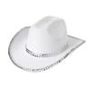 Hand Beading Rivets Studded Hat Cowboy Hat for Carnivals Music Festival