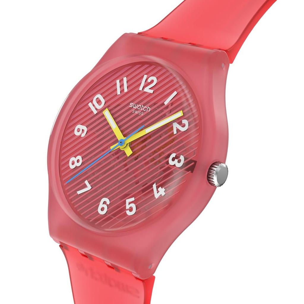 GENT BIOSOURCED WAVELENGTHS OF CORAL Watch SO28P114 Unisex Adult Pink [Swatch]