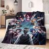 Tokyo Ghoul Creative Cartoon Flannel Blanket, Artistic Print for Bedroom Decor, Comfortable Bed and Couch Nap Set_LIAN