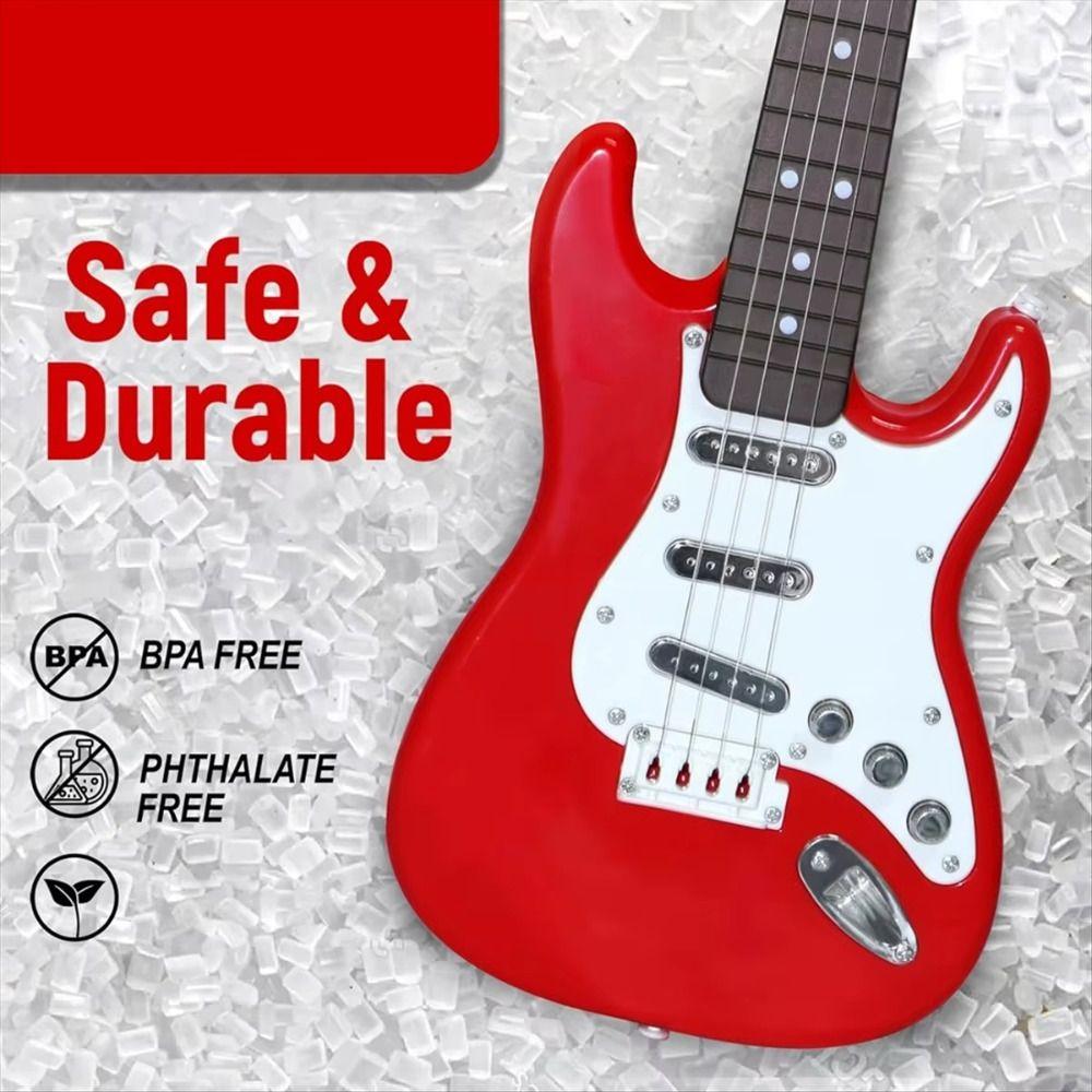 Playable Electronic Instrument Toy 4 Strings Musical Instrument Toy  Children Toys