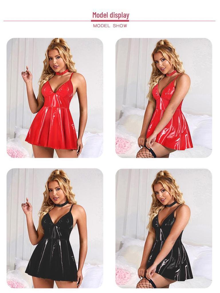 High-End PU-Lederrrock - Europäischer & Amerikanischer Stil, Übergröße, Heiße Sommer-Clubwear