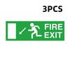 NEW 1/3Pcs Doors Stairs Home Garage Bumper Waterproof Warning Signage Design Safety Signage Car Parts