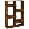 Room Divider Smoked Oak 100x33x135 cm Engineered Wood