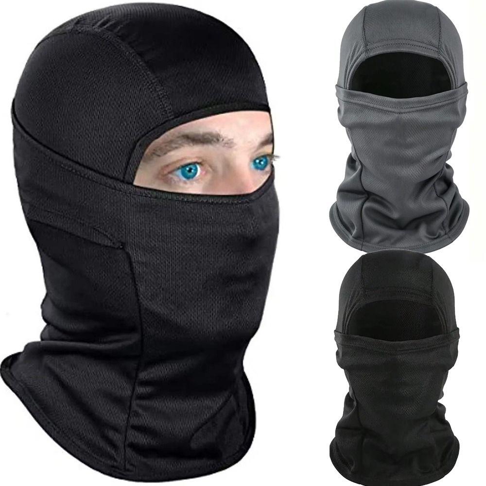 Atmungsaktive Sturmhaube Gesichtsmaske Schnelltrocknende Kopfbedeckung Modische Motorradmaske Fahren Radfahren