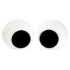 Very Large Black White Adhesive Wiggle Eyes 10 Cm 2 Pieces