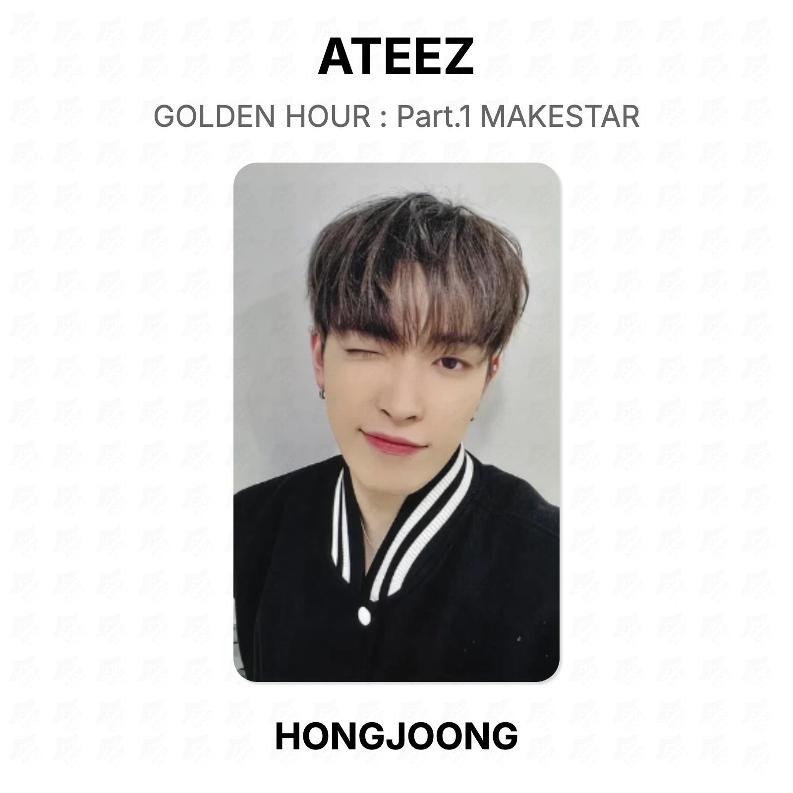 ЗОЛОТОЙ ЧАС ATEEZ : Часть 1 Официальная фотокарточка MAKESTAR HONGJOONG