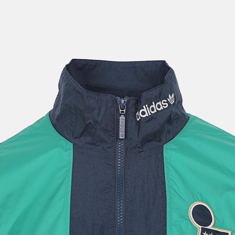 adidas Originals Figc Eqt Color Block Stand Collar Zip Simple Long Sleeve Jacket Men Jackets KG2595