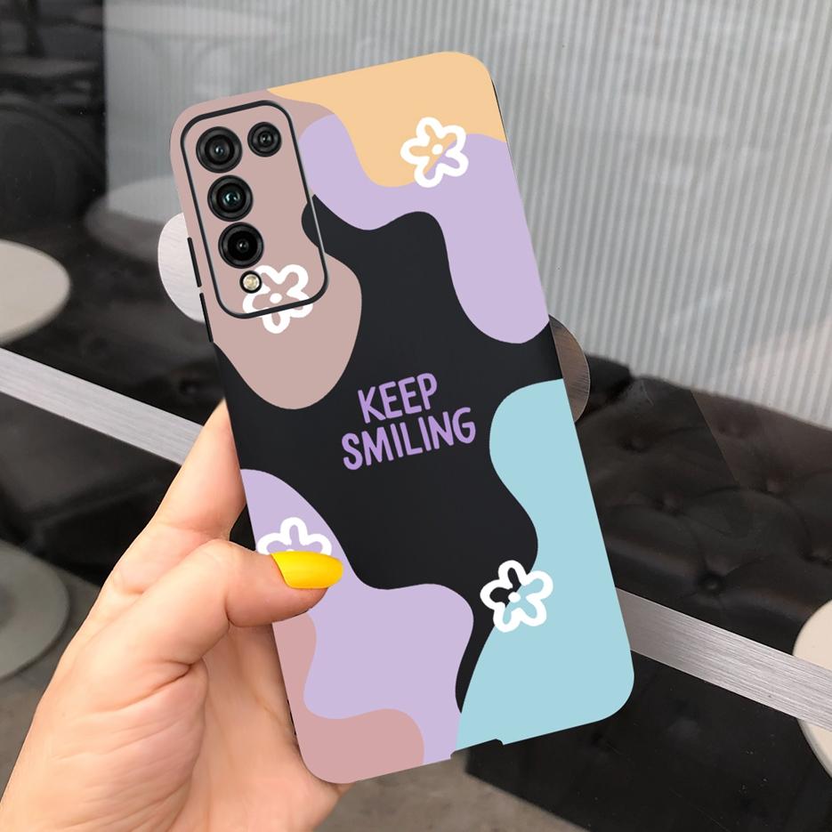 Luxury Art Painted Cover For Huawei Honor 10X Lite Case DNN-LX9 Soft TPU Phone Case For Honor 10X Lite 10 X Lite Back Cover Capa
