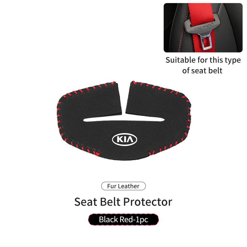 Car Seat Belt Anti Scratch Buckle Protector Cover Accessories For KIA Cerato Proceed Venga Stonic Picanto Sorento Stinger